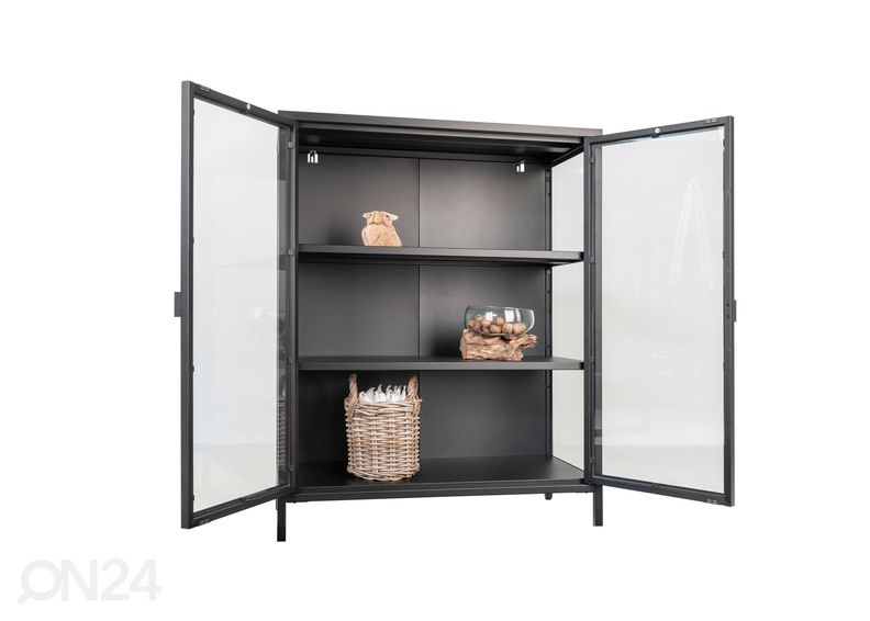 Металлический шкаф-витрина увеличить