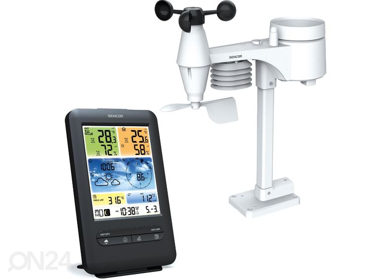 Метеостанция с Wi-Fi Sencor SWS9898 увеличить