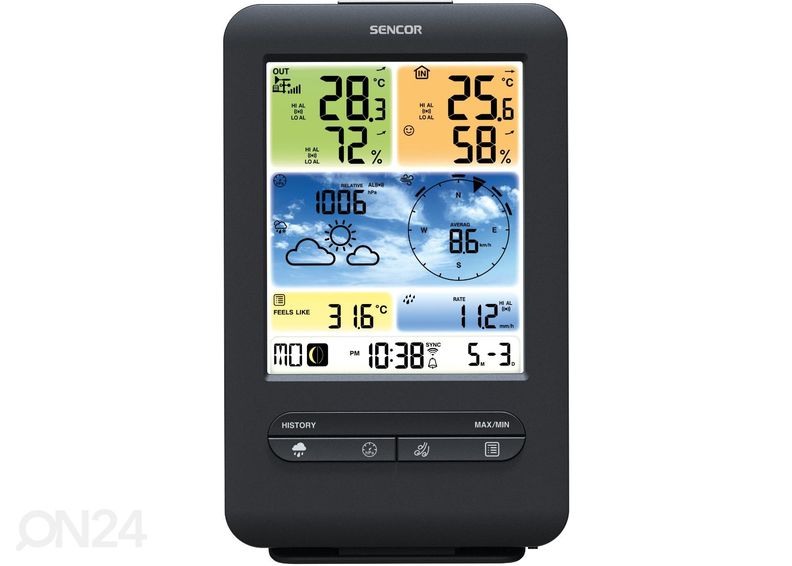 Метеостанция с Wi-Fi Sencor SWS9898 увеличить