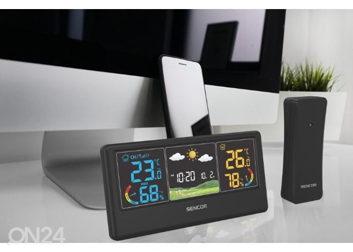 Метеостанция Sencor SWS4100B, черный увеличить