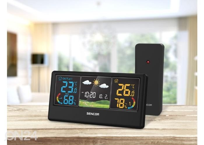 Метеостанция Sencor SWS4100B, черный увеличить