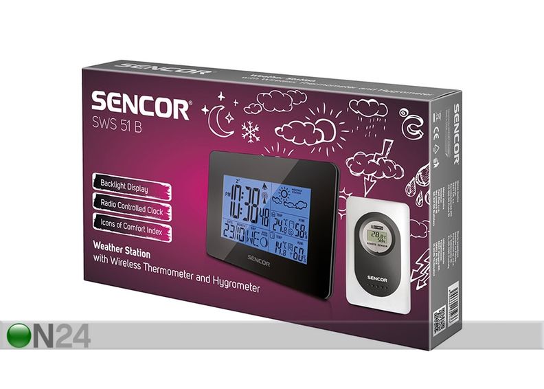 Метеостанция Sencor SWS51B увеличить