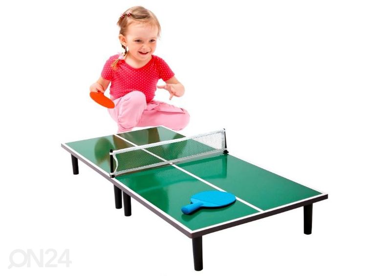 Мини настольный теннис Bino зелёный 90x40x11 cm увеличить