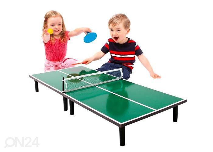 Мини настольный теннис Bino зелёный 90x40x11 cm увеличить