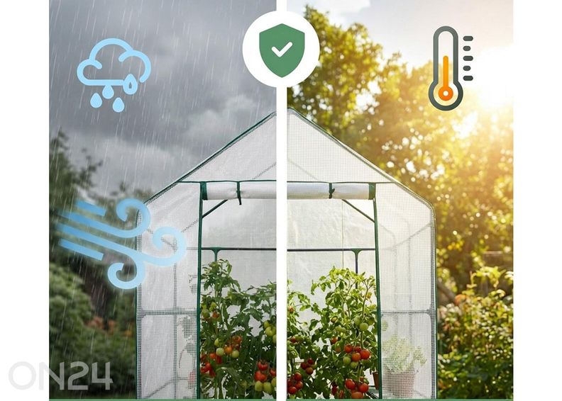 Мини-теплица 73x143 см увеличить