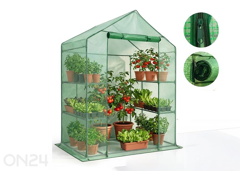 Мини-теплица 73x143 см увеличить