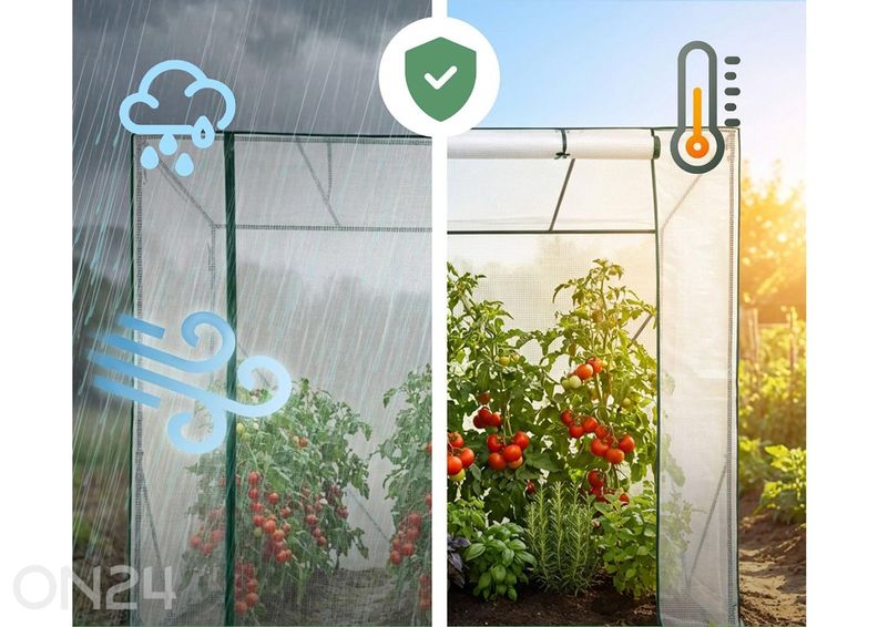 Мини-теплица 80x200 см увеличить