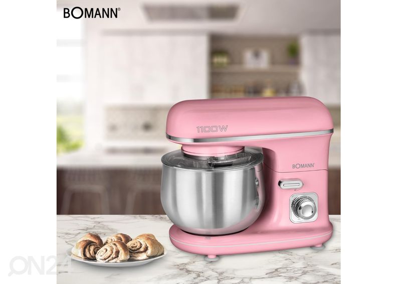 Многофункциональный миксер 5 л Bomann KM6030CBP, розовый увеличить