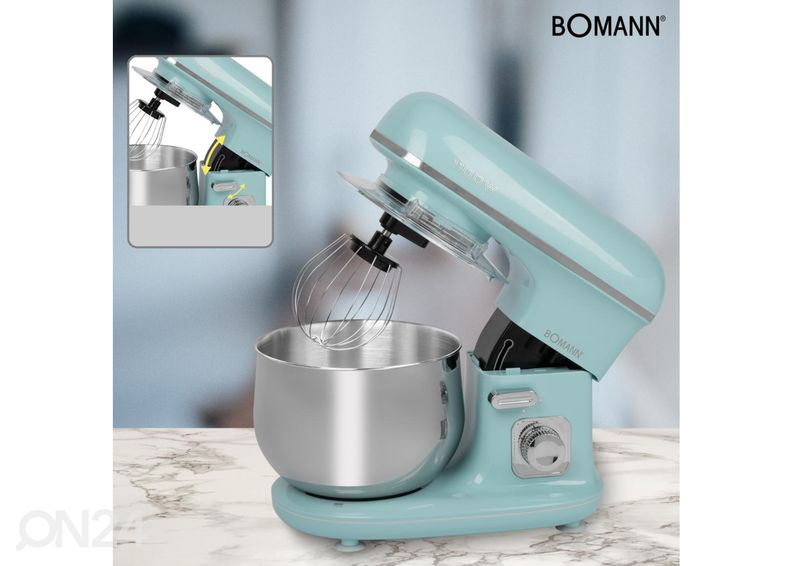 Многофункциональный миксер Bomann KM6030CBM 5 л, мятный увеличить