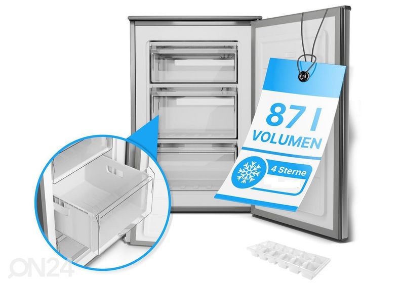 Морозильник Bomann GS7253IX увеличить