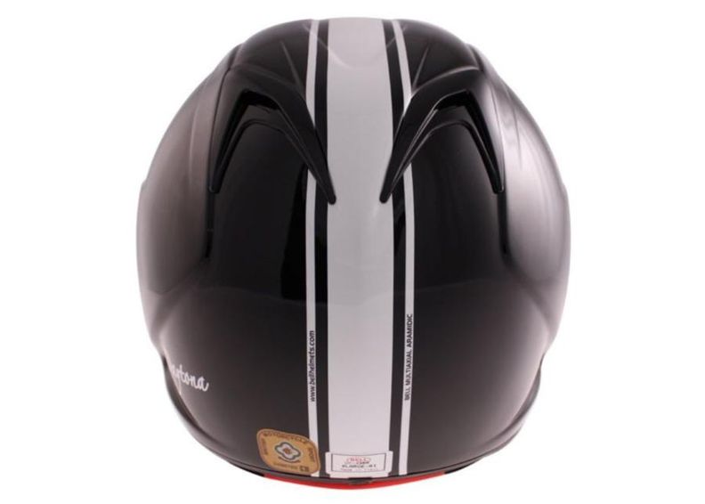 Мотоциклетный шлем BELL M5X Daytona чёрный белый увеличить