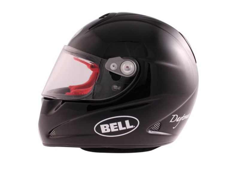 Мотоциклетный шлем BELL M5X Daytona чёрный белый увеличить