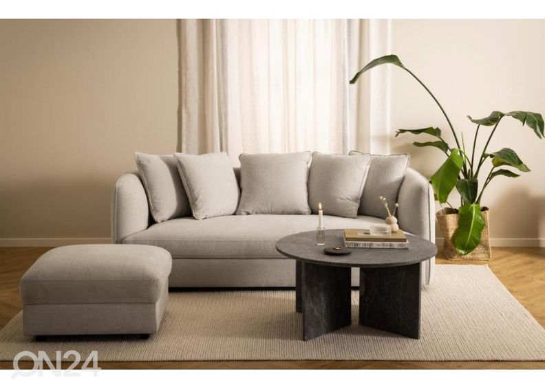 Мраморный журнальный столик Victoria Ø90 см увеличить