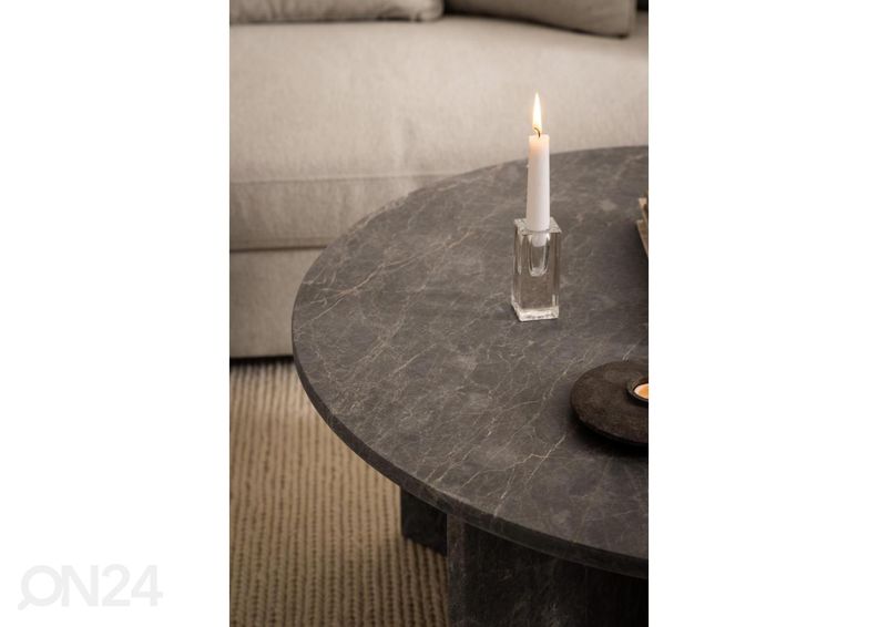 Мраморный журнальный столик Victoria Ø90 см увеличить