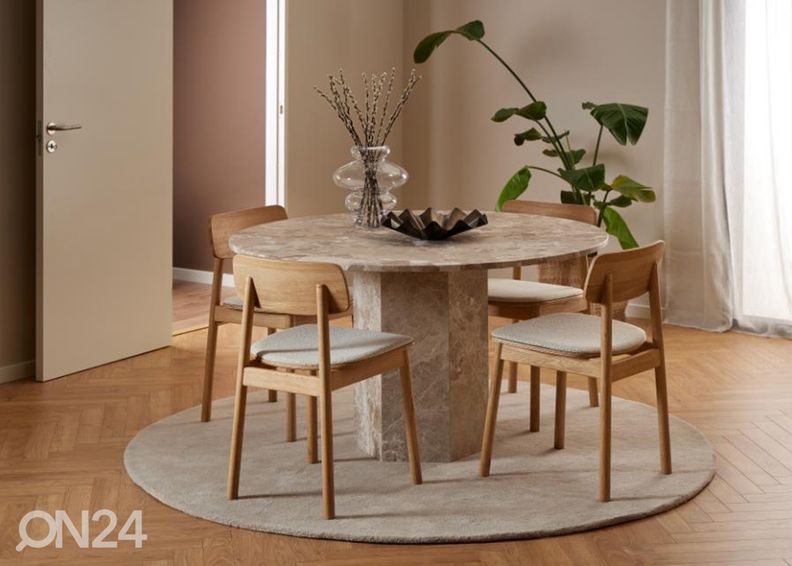 Мраморный обеденный стол Nex Ø 130 см увеличить