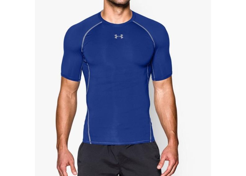 Мужская компрессионная футболка Under Armour HeatGear Compression Shortsleeve M 1257468-400 размер M увеличить