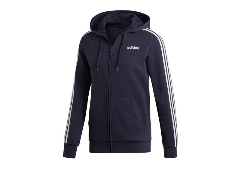 Мужская толстовка adidas Essentials 3 Stripes FZ Fleece M DU0475 увеличить