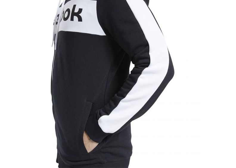 Мужская толстовка Reebok Te Linear Logo Fz Hoody M FU3131 увеличить