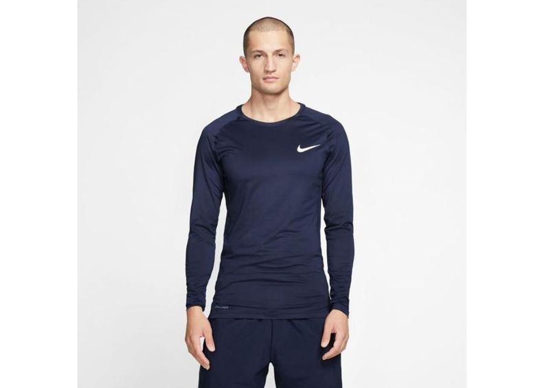 Мужская тренировочная рубашка Nike Pro Top Compression Crew M BV5588-452 увеличить