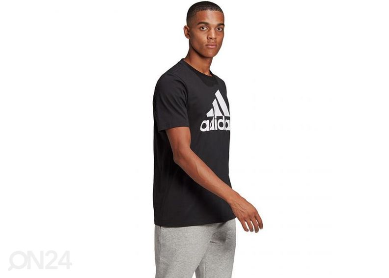 Мужская футболка для тренировок Adidas Essentials Big L увеличить