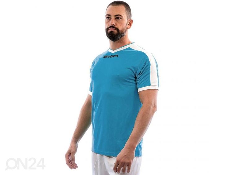 Мужская футбольная футболка Givova Revolution Interlock M MAC04 0503 увеличить