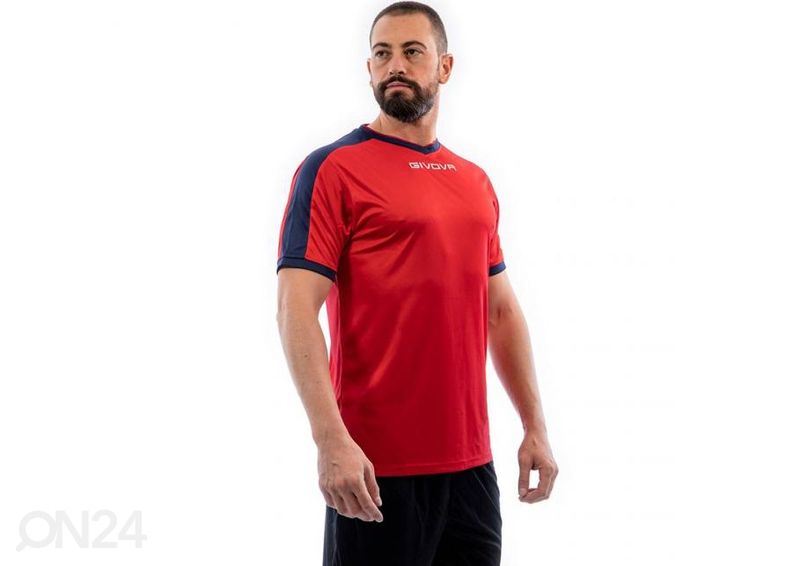 Мужская футбольная футболка Givova Revolution Interlock M MAC04 1204 увеличить