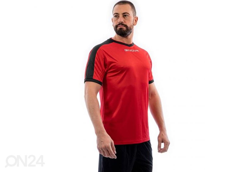 Мужская футбольная футболка Givova Revolution Interlock M MAC04 1210 увеличить