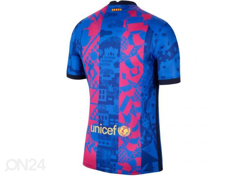 Мужская футбольная футболка Nike FC Barcelona Mnk Df Stad Jsy SS 3R увеличить