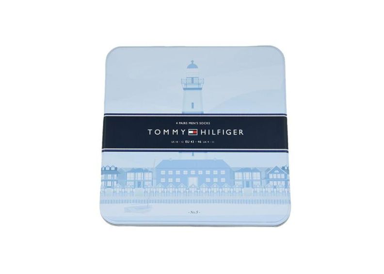 Мужские носки Tommy Hilfiger Orginal Stripe Box 4-Pack Socks M 482002001-085 увеличить