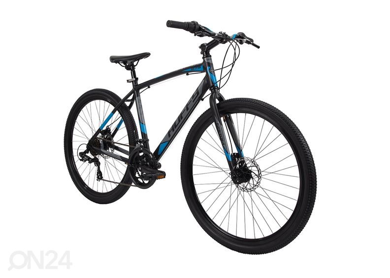 Мужской и детский горный велосипед 27.5 дюймов Huffy Carom Gravel черный увеличить