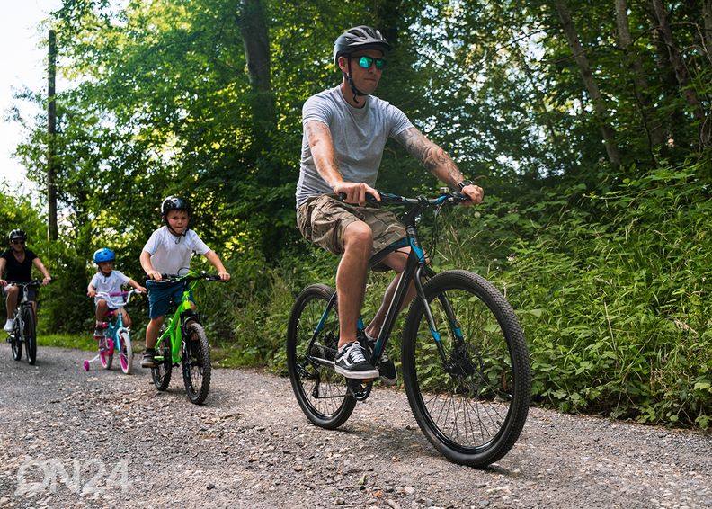 Мужской и детский горный велосипед 27.5 дюймов Huffy Carom Gravel черный увеличить