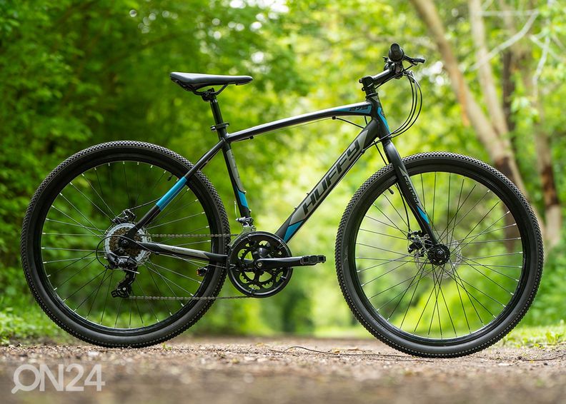 Мужской и детский горный велосипед 27.5 дюймов Huffy Carom Gravel черный увеличить