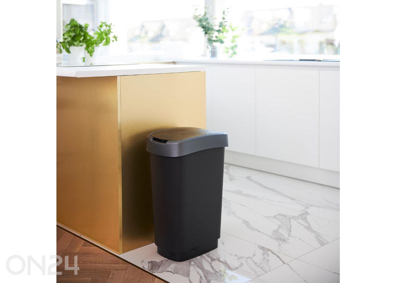 Мусорное ведро с поворотной крышкой TWIST 50 л увеличить