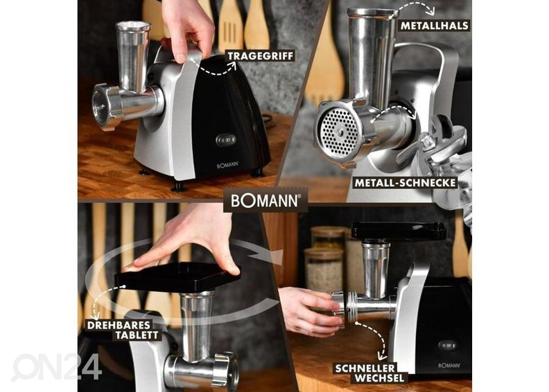 Мясорубка Bomann FW6067HCB увеличить