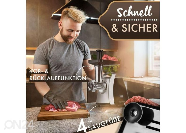 Мясорубка Bomann FW6067HCB увеличить