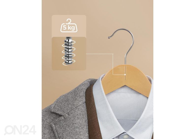 Набор деревянных вешалок 20 шт увеличить