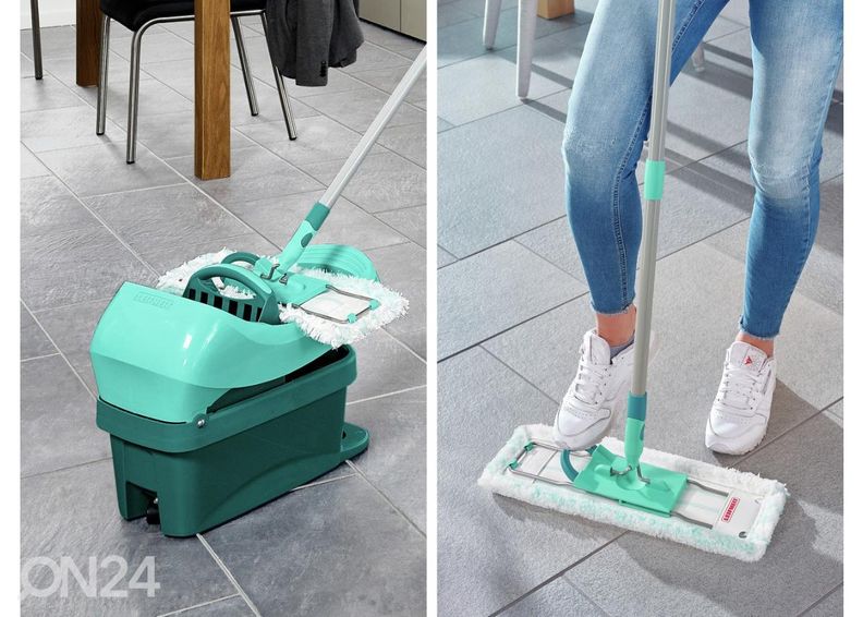 Набор для мытья пола с отжимным ведром Leifheit Profi XL увеличить