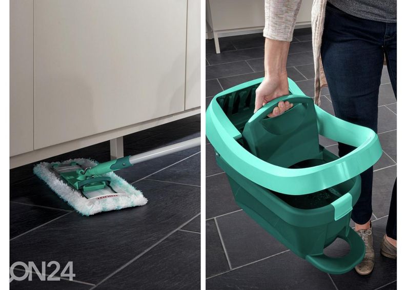 Набор для мытья пола с отжимным ведром Leifheit Profi XL увеличить