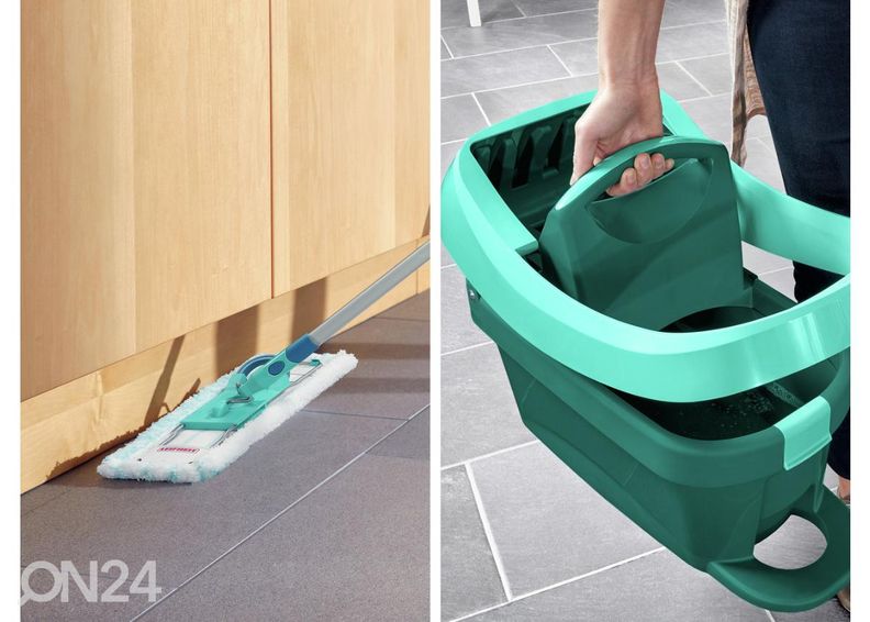 Набор для мытья пола с отжимным ведром Leifheit Profi XL увеличить