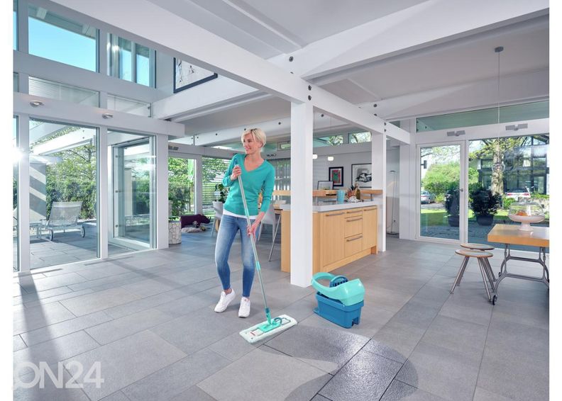 Набор для мытья пола с отжимным ведром Leifheit Profi XL увеличить