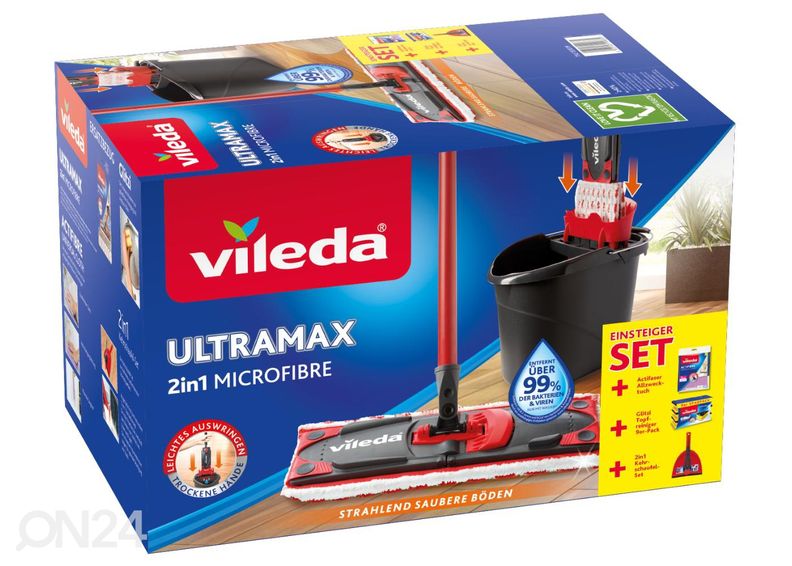 Набор для мытья полов Vileda Ultramax Starter Box увеличить
