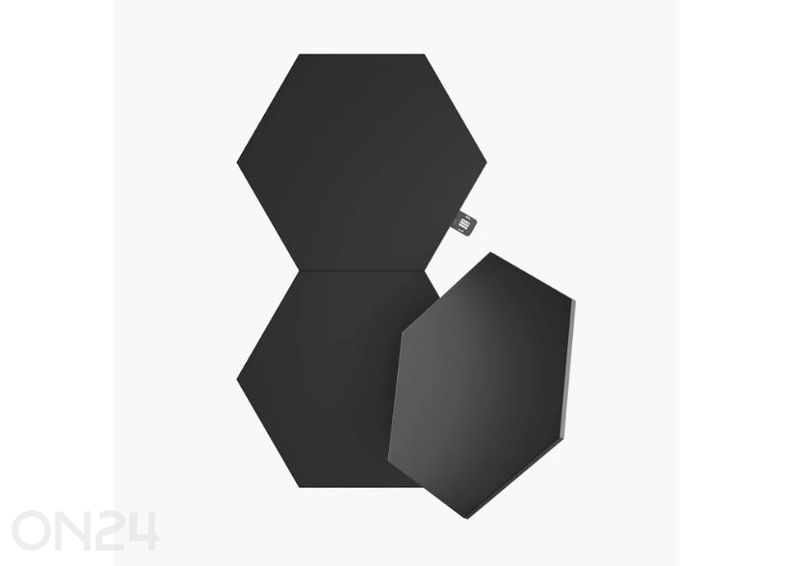Набор для расширения Nanoleaf Shapes Black Hexagons (3 панели), черный увеличить