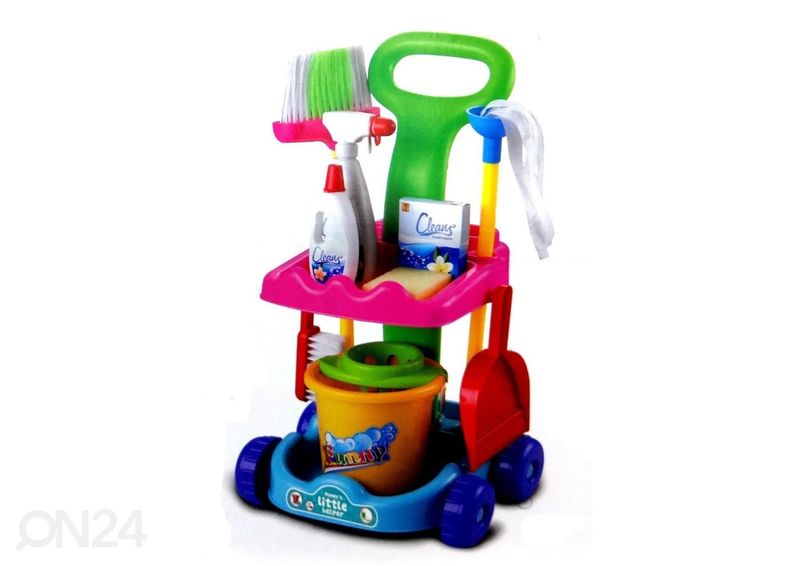 Набор для уборки с тележкой увеличить
