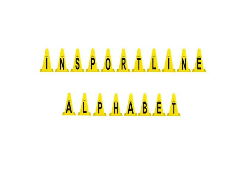 Набор конусов из пластика Alphabet 23см inSPORTline увеличить