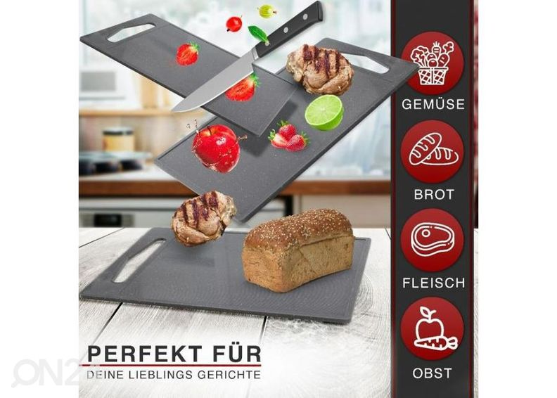 Набор разделочных досок Classbach CSB4012KGR, светло-серый увеличить