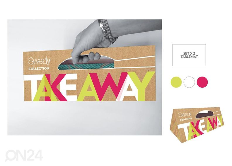 Набор сервировочных салфеток Urbis, 2шт увеличить