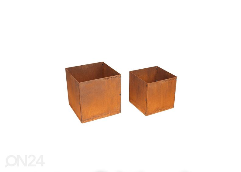 Набор цветочных горшков из стали Cor-Ten Fiora 2 увеличить