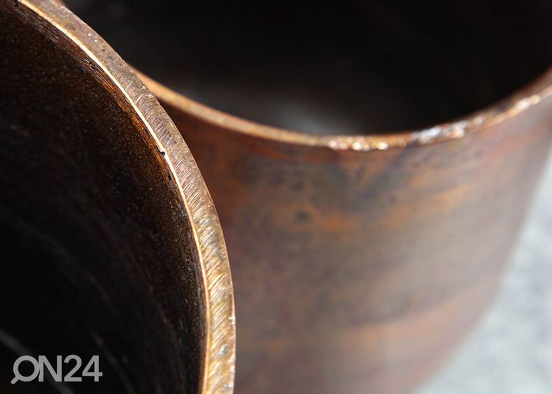 Набор цветочных горшков Copper L, 2 шт увеличить