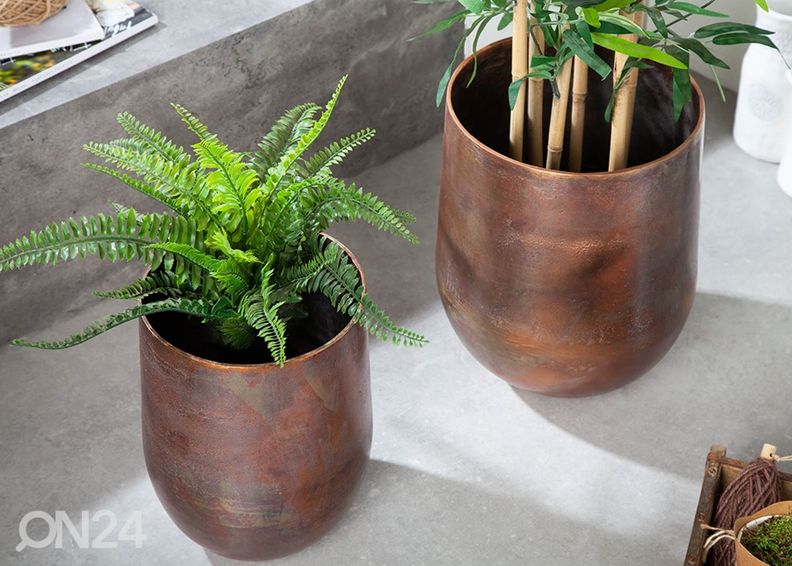 Набор цветочных горшков Copper S, 2 шт увеличить