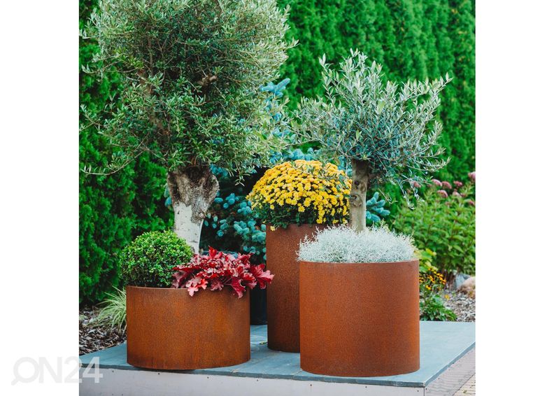 Набор цветочных горшков Sisters из стали Cor-Ten, 3 шт увеличить